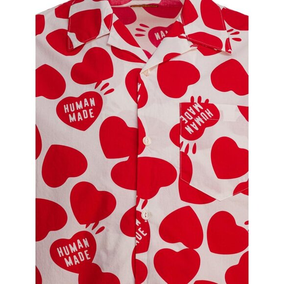 Human Made Heart Vacation Shirt Tag Size L Men - Picture 3 of 4